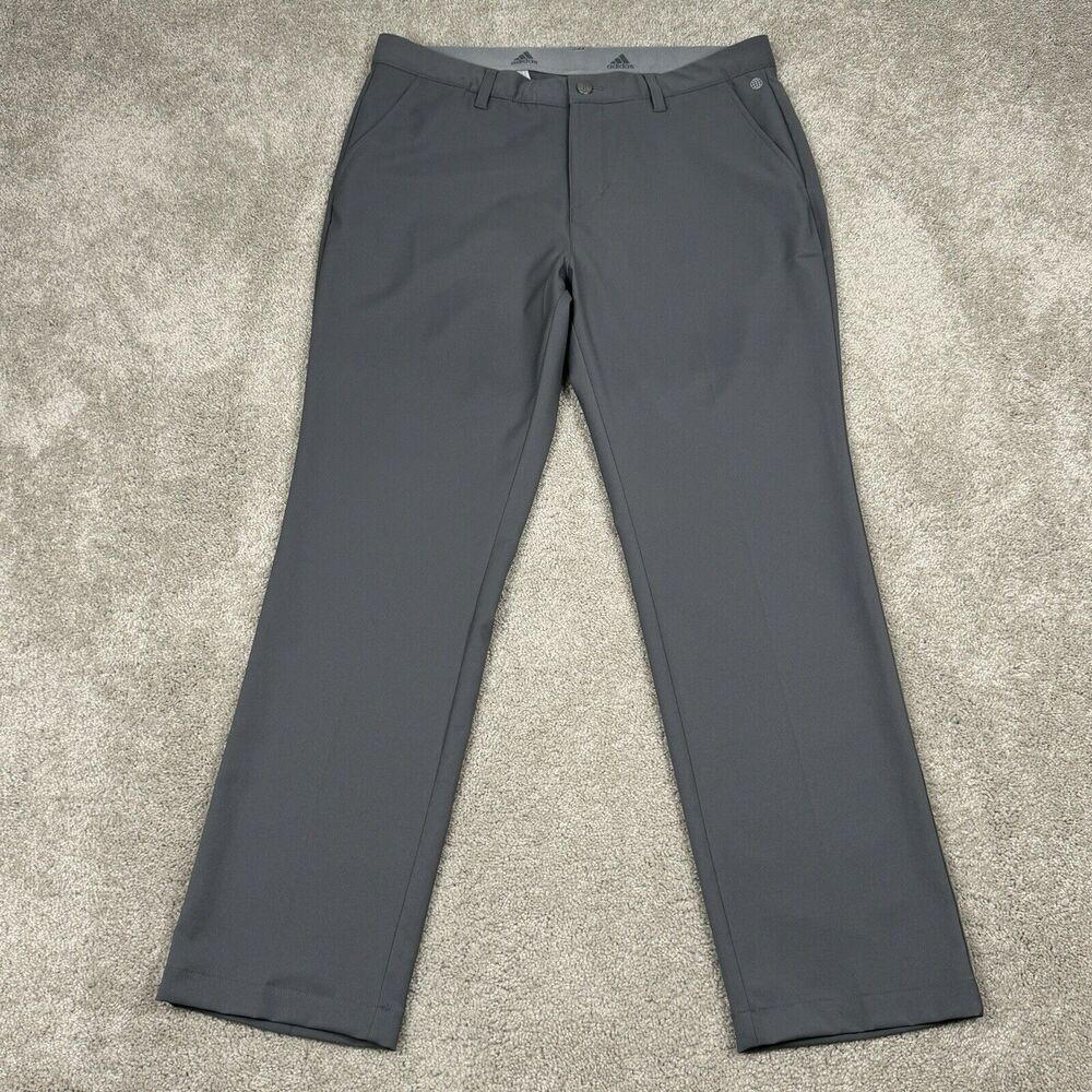 Adidas Ultimate 365 Performance Golf Pants Grey Size 30x30 Tech Stretch Sticky